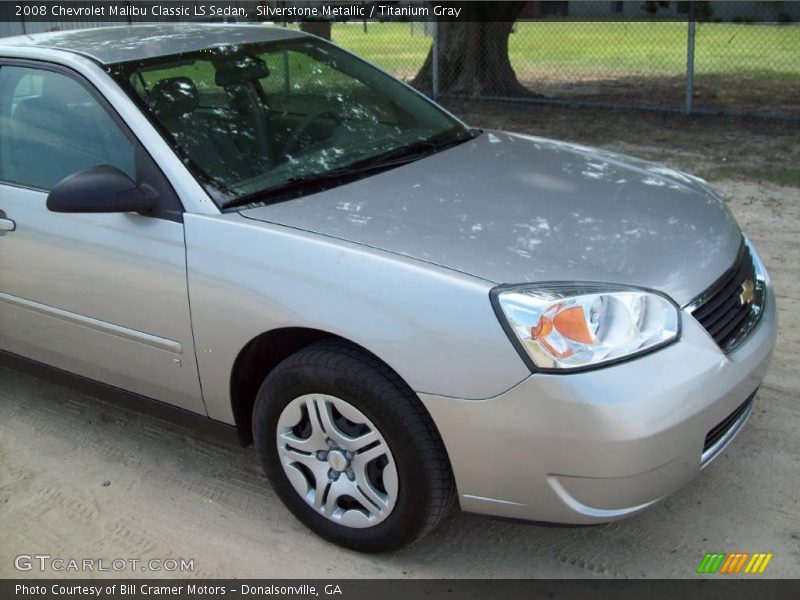 Silverstone Metallic / Titanium Gray 2008 Chevrolet Malibu Classic LS Sedan
