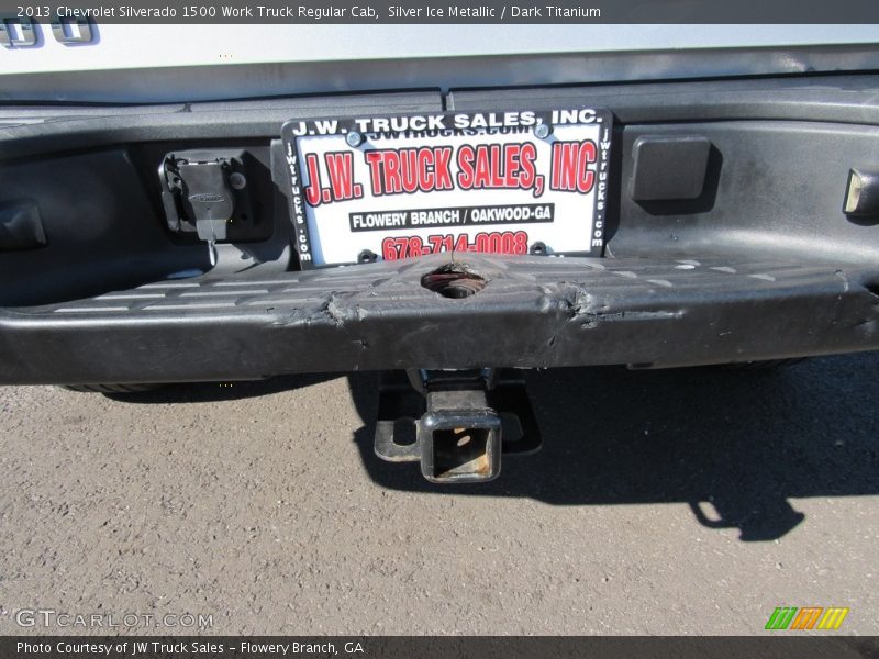 Silver Ice Metallic / Dark Titanium 2013 Chevrolet Silverado 1500 Work Truck Regular Cab