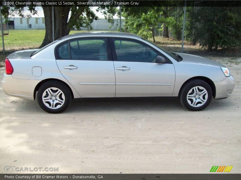 Silverstone Metallic / Titanium Gray 2008 Chevrolet Malibu Classic LS Sedan