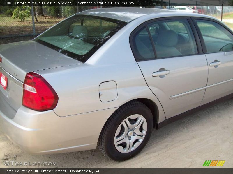 Silverstone Metallic / Titanium Gray 2008 Chevrolet Malibu Classic LS Sedan