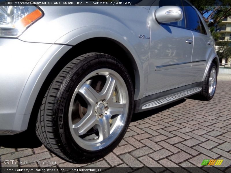 Iridium Silver Metallic / Ash Grey 2008 Mercedes-Benz ML 63 AMG 4Matic