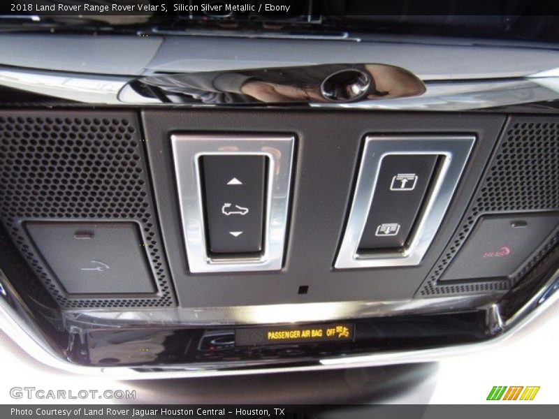 Silicon Silver Metallic / Ebony 2018 Land Rover Range Rover Velar S