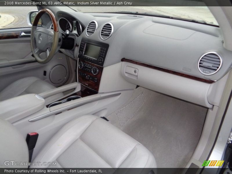 Iridium Silver Metallic / Ash Grey 2008 Mercedes-Benz ML 63 AMG 4Matic