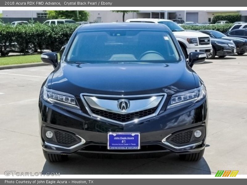 Crystal Black Pearl / Ebony 2018 Acura RDX FWD Advance