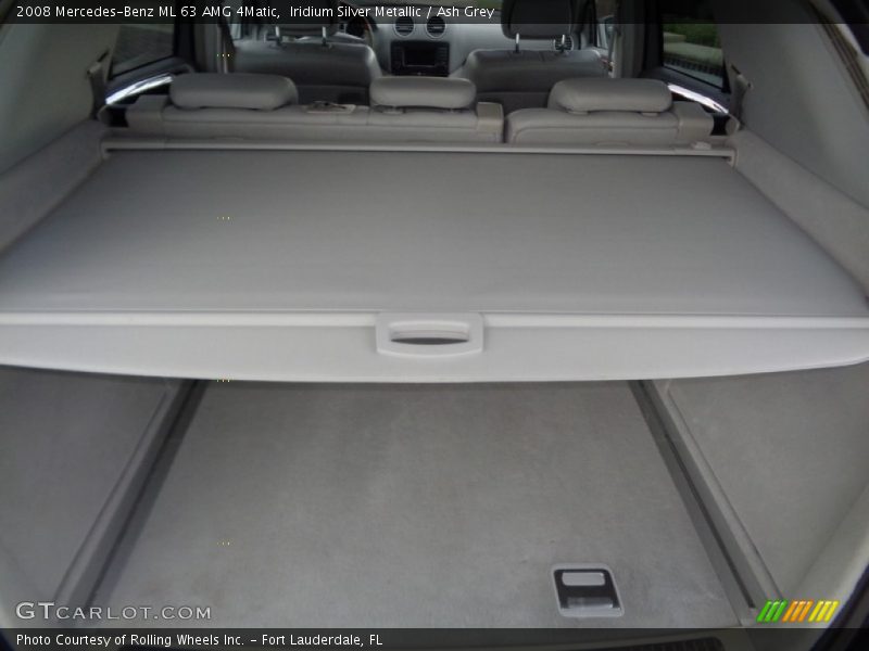 Iridium Silver Metallic / Ash Grey 2008 Mercedes-Benz ML 63 AMG 4Matic
