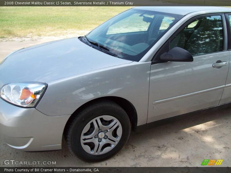 Silverstone Metallic / Titanium Gray 2008 Chevrolet Malibu Classic LS Sedan