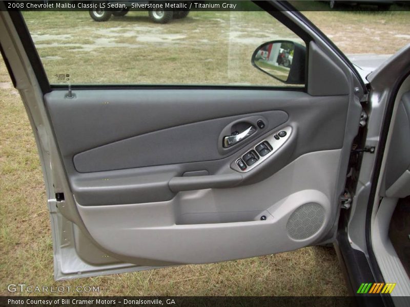 Silverstone Metallic / Titanium Gray 2008 Chevrolet Malibu Classic LS Sedan