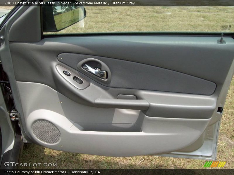 Silverstone Metallic / Titanium Gray 2008 Chevrolet Malibu Classic LS Sedan