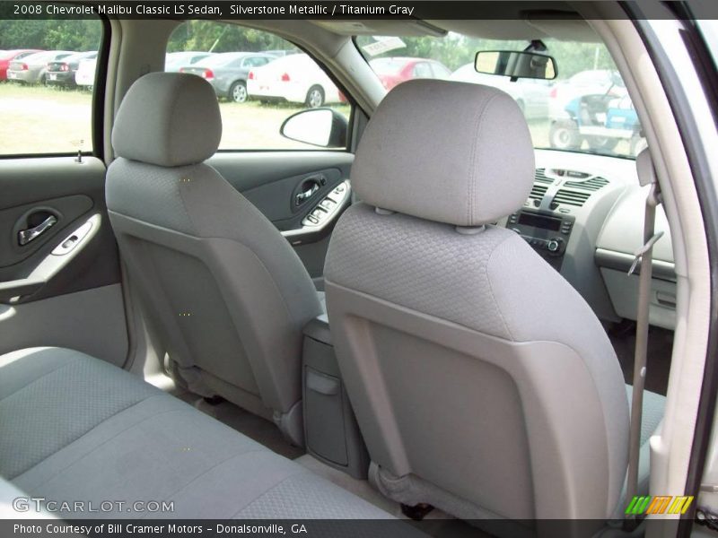 Silverstone Metallic / Titanium Gray 2008 Chevrolet Malibu Classic LS Sedan