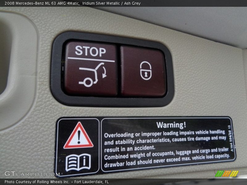 Iridium Silver Metallic / Ash Grey 2008 Mercedes-Benz ML 63 AMG 4Matic