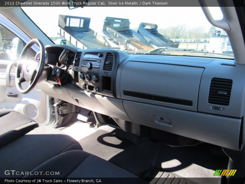 Silver Ice Metallic / Dark Titanium 2013 Chevrolet Silverado 1500 Work Truck Regular Cab