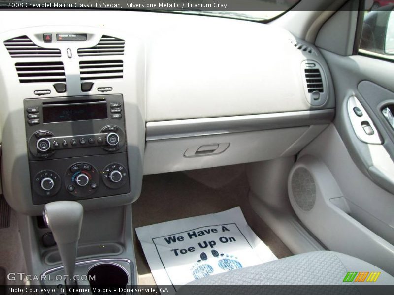 Silverstone Metallic / Titanium Gray 2008 Chevrolet Malibu Classic LS Sedan