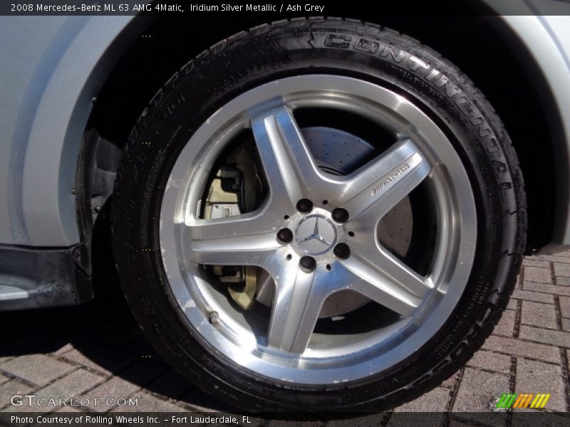 Iridium Silver Metallic / Ash Grey 2008 Mercedes-Benz ML 63 AMG 4Matic