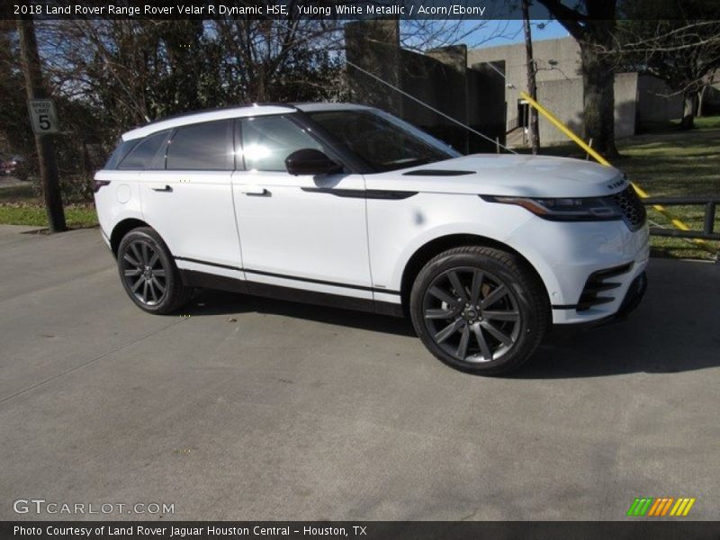 Yulong White Metallic / Acorn/Ebony 2018 Land Rover Range Rover Velar R Dynamic HSE