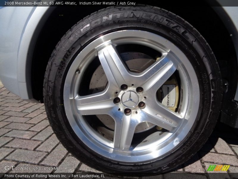 Iridium Silver Metallic / Ash Grey 2008 Mercedes-Benz ML 63 AMG 4Matic