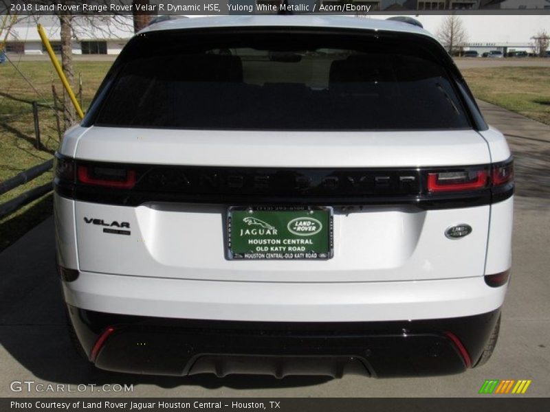Yulong White Metallic / Acorn/Ebony 2018 Land Rover Range Rover Velar R Dynamic HSE