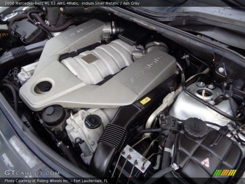 Iridium Silver Metallic / Ash Grey 2008 Mercedes-Benz ML 63 AMG 4Matic