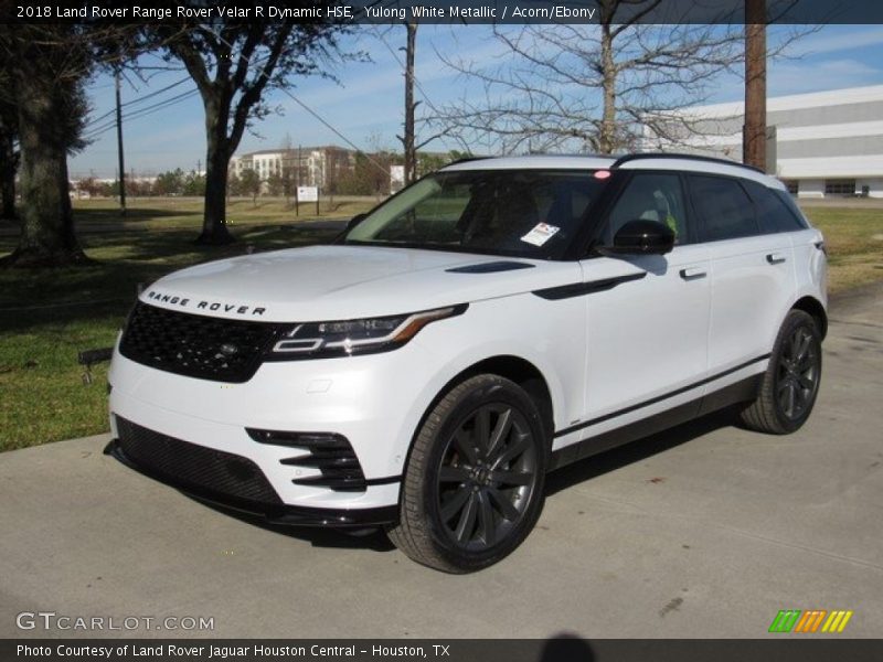 Yulong White Metallic / Acorn/Ebony 2018 Land Rover Range Rover Velar R Dynamic HSE