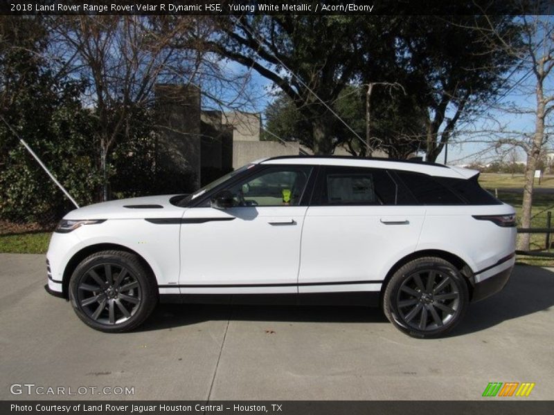 Yulong White Metallic / Acorn/Ebony 2018 Land Rover Range Rover Velar R Dynamic HSE