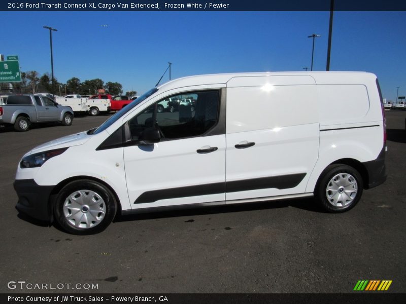 Frozen White / Pewter 2016 Ford Transit Connect XL Cargo Van Extended