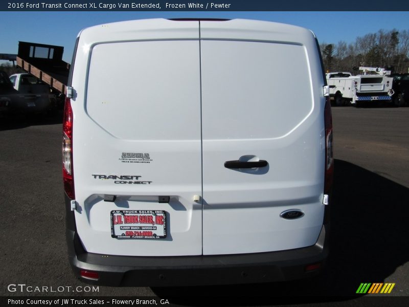 Frozen White / Pewter 2016 Ford Transit Connect XL Cargo Van Extended