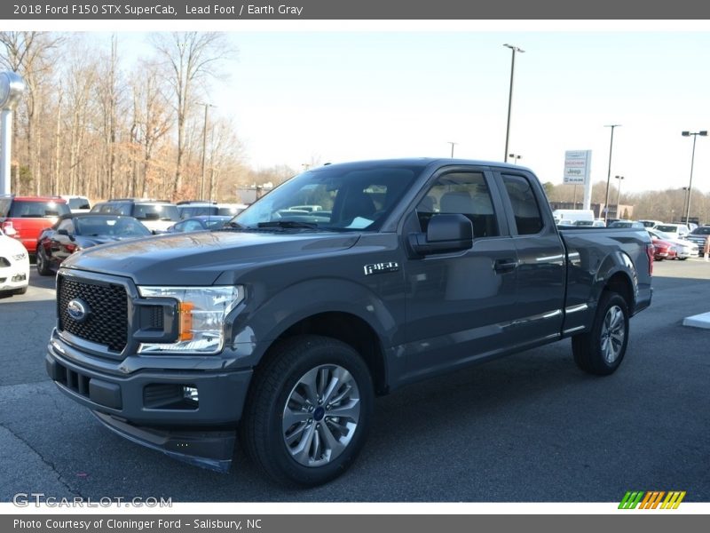 Lead Foot / Earth Gray 2018 Ford F150 STX SuperCab