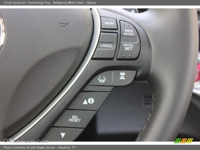 Bellanova White Pearl / Ebony 2018 Acura ILX Technology Plus