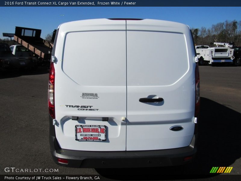 Frozen White / Pewter 2016 Ford Transit Connect XL Cargo Van Extended