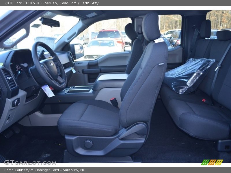 Front Seat of 2018 F150 STX SuperCab
