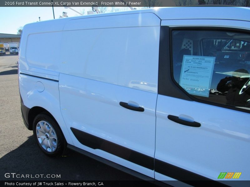 Frozen White / Pewter 2016 Ford Transit Connect XL Cargo Van Extended