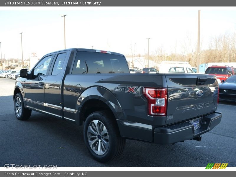 Lead Foot / Earth Gray 2018 Ford F150 STX SuperCab