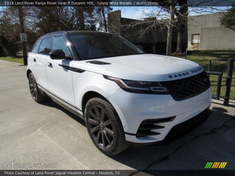 Yulong White Metallic / Acorn/Ebony 2018 Land Rover Range Rover Velar R Dynamic HSE