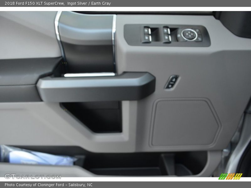 Ingot Silver / Earth Gray 2018 Ford F150 XLT SuperCrew