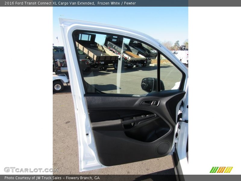 Frozen White / Pewter 2016 Ford Transit Connect XL Cargo Van Extended