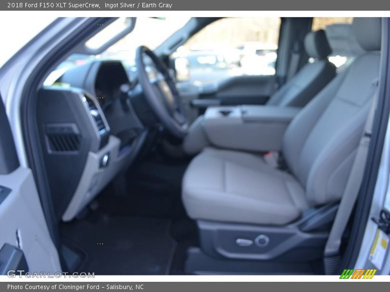 Ingot Silver / Earth Gray 2018 Ford F150 XLT SuperCrew