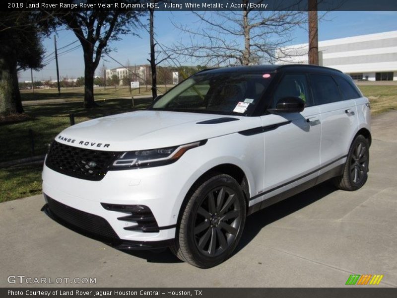 Yulong White Metallic / Acorn/Ebony 2018 Land Rover Range Rover Velar R Dynamic HSE