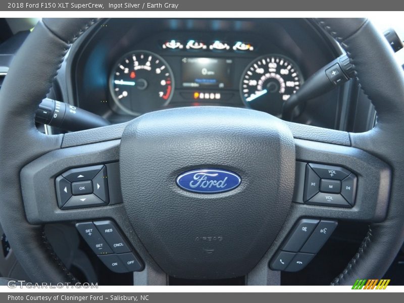 Ingot Silver / Earth Gray 2018 Ford F150 XLT SuperCrew