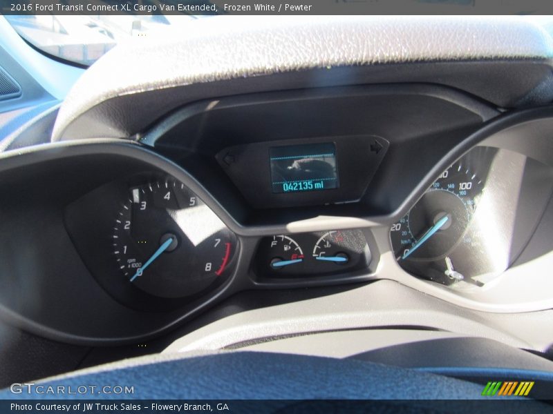 Frozen White / Pewter 2016 Ford Transit Connect XL Cargo Van Extended