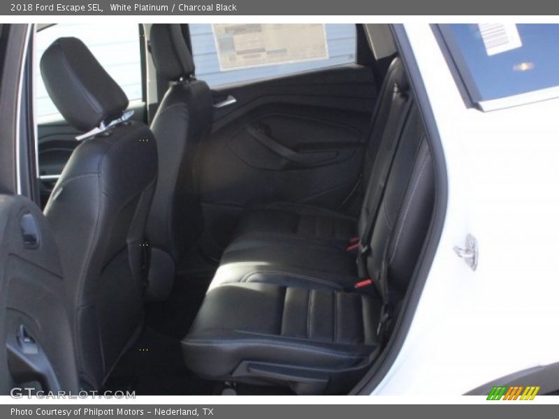 White Platinum / Charcoal Black 2018 Ford Escape SEL