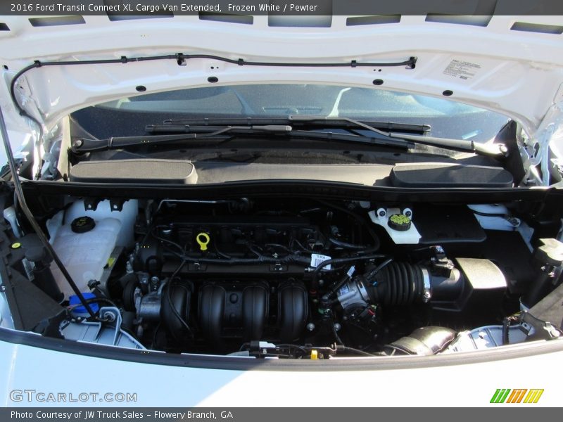 Frozen White / Pewter 2016 Ford Transit Connect XL Cargo Van Extended