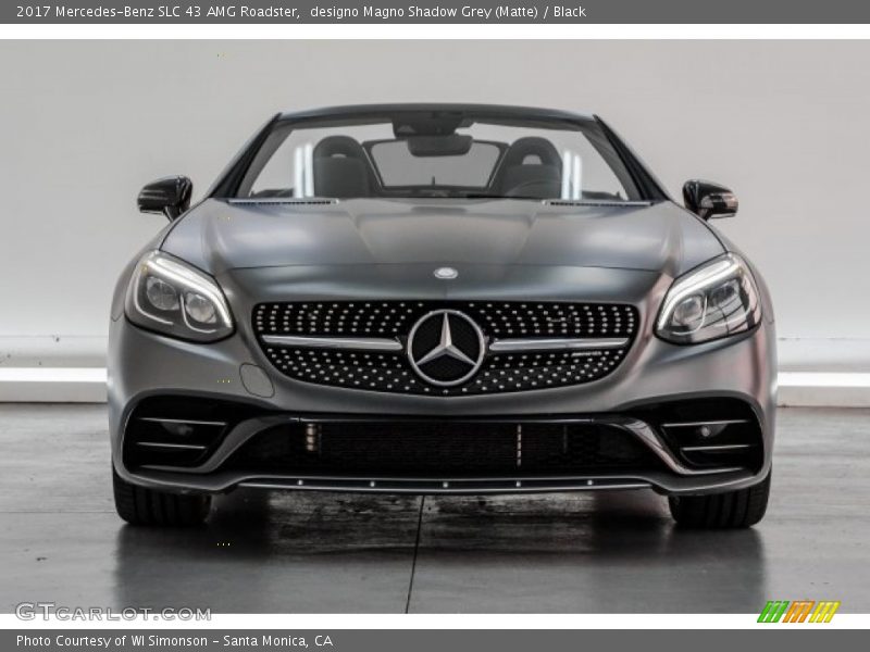 designo Magno Shadow Grey (Matte) / Black 2017 Mercedes-Benz SLC 43 AMG Roadster