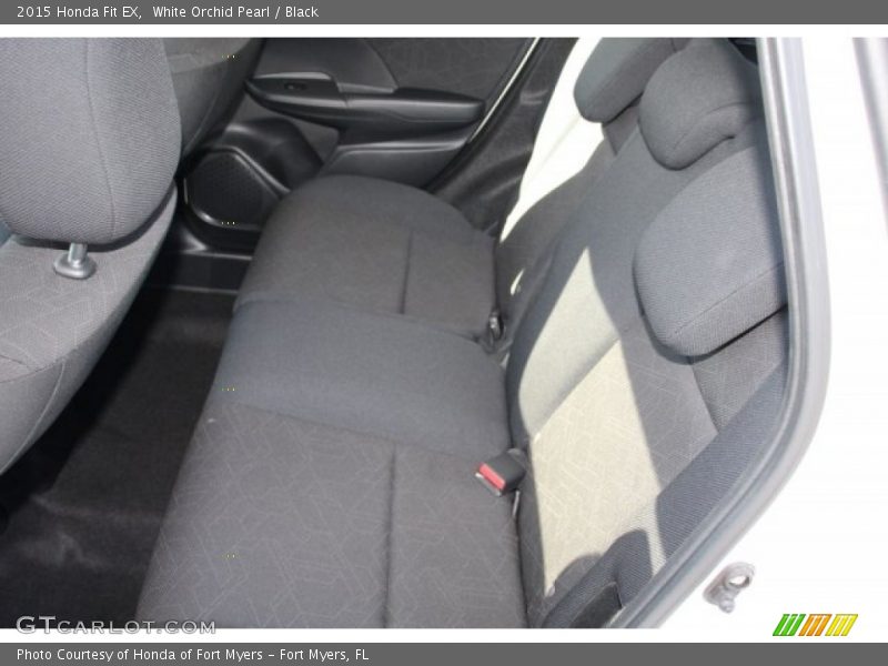 White Orchid Pearl / Black 2015 Honda Fit EX