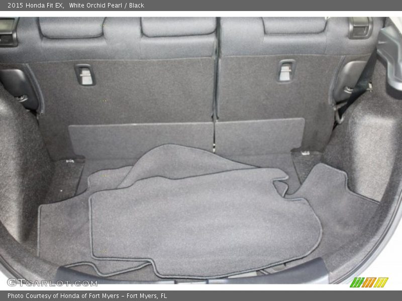 White Orchid Pearl / Black 2015 Honda Fit EX