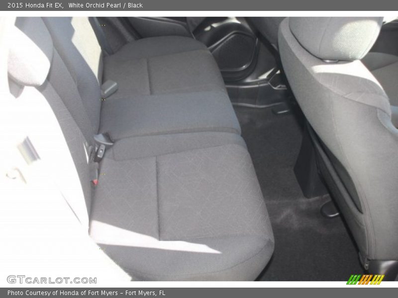 White Orchid Pearl / Black 2015 Honda Fit EX
