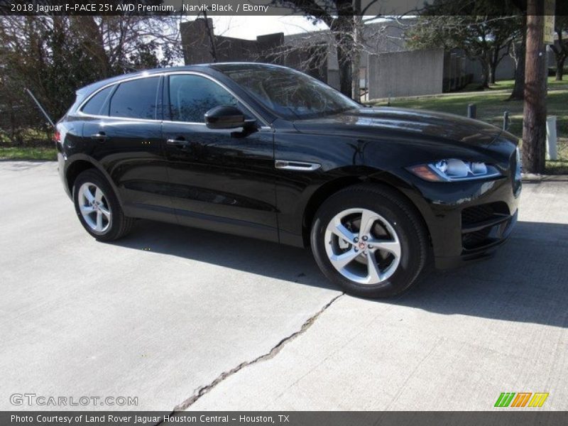 Narvik Black / Ebony 2018 Jaguar F-PACE 25t AWD Premium