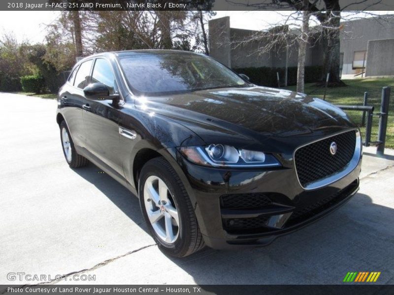 Narvik Black / Ebony 2018 Jaguar F-PACE 25t AWD Premium