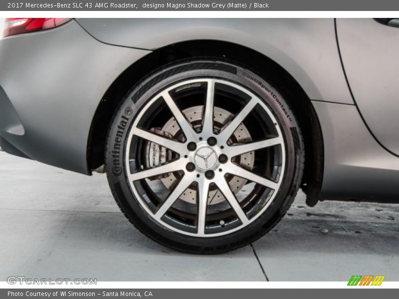 designo Magno Shadow Grey (Matte) / Black 2017 Mercedes-Benz SLC 43 AMG Roadster