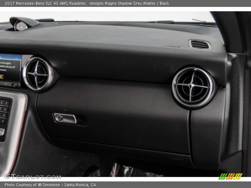 designo Magno Shadow Grey (Matte) / Black 2017 Mercedes-Benz SLC 43 AMG Roadster