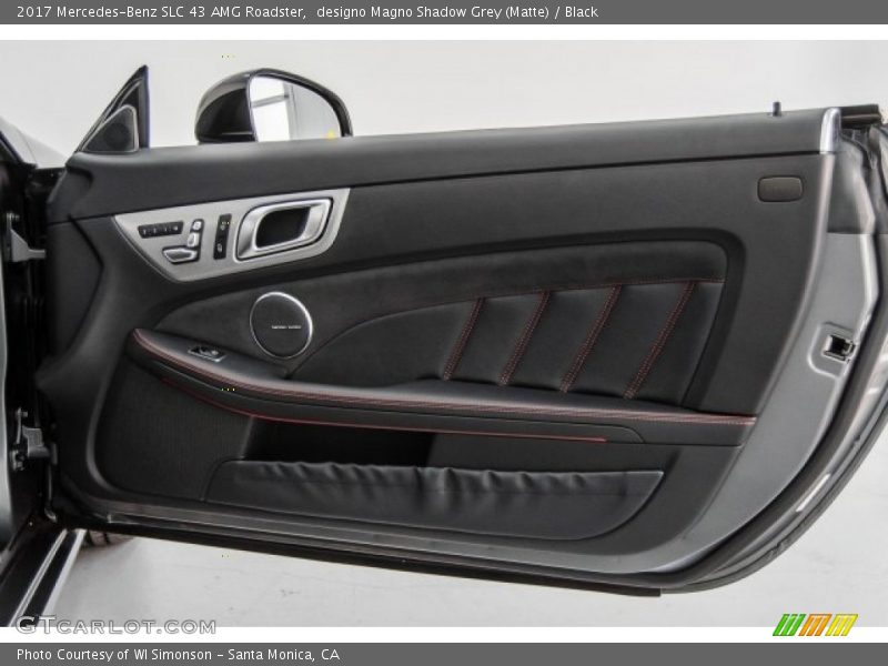 designo Magno Shadow Grey (Matte) / Black 2017 Mercedes-Benz SLC 43 AMG Roadster