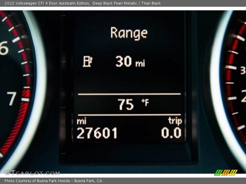 Deep Black Pearl Metallic / Titan Black 2013 Volkswagen GTI 4 Door Autobahn Edition